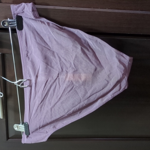 NWT SKIMS Mesh High Waisted Bikini Brief XL Plum - Picture 2 of 5